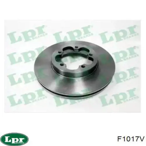 F1017V LPR Диск тормозной передний