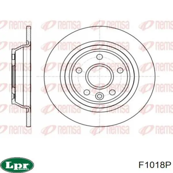 F1018P LPR Дисковый тормоз