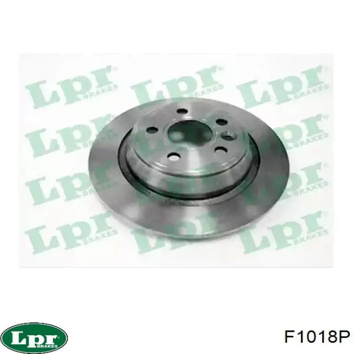 F1018P LPR диск тормозной задний
