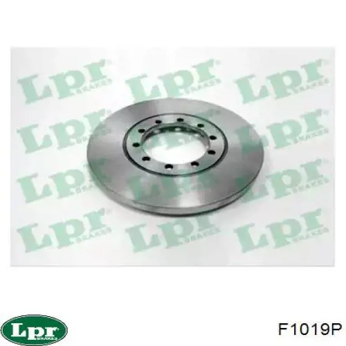 F1019P LPR диск тормозной задний