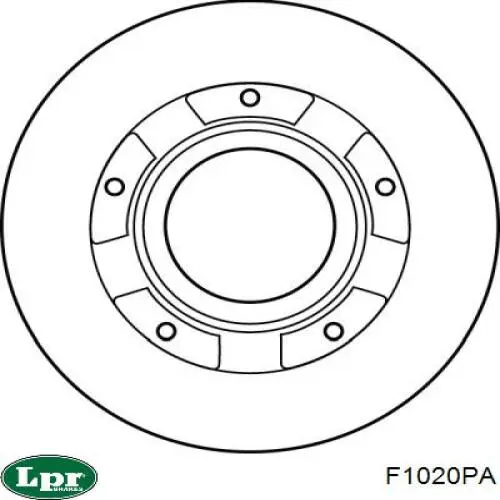 Тормозные диски F1020PA LPR