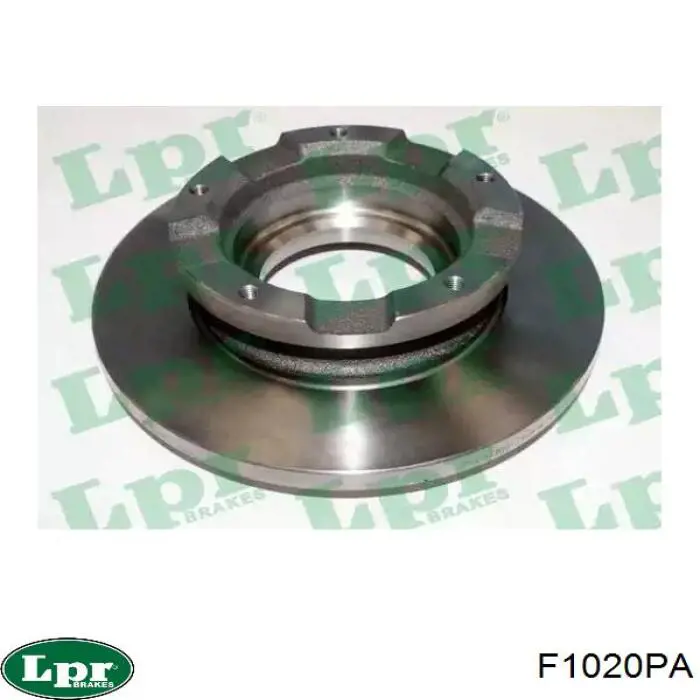 F1020PA LPR диск тормозной задний