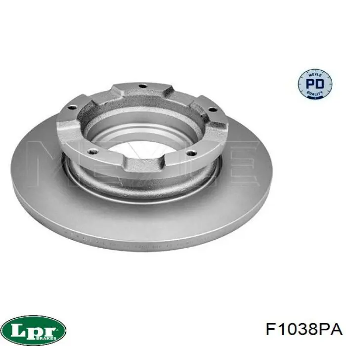 Купить F1038PA LPR Диск тормозной задний