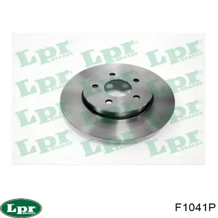 F1041P LPR диск тормозной задний