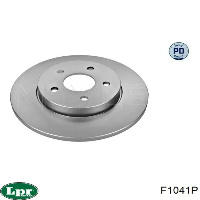 Купить F1041P LPR Диск тормозной задний