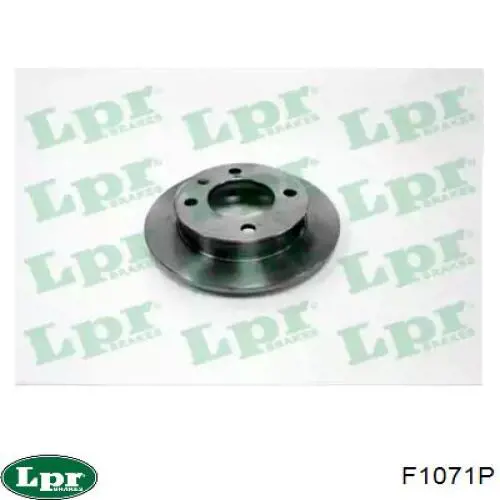 F1071P LPR диск тормозной передний