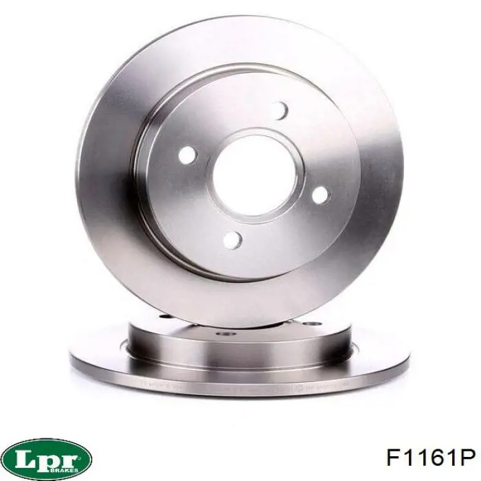 F1161P LPR диск тормозной задний