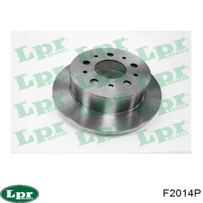 F2014P LPR диск тормозной задний