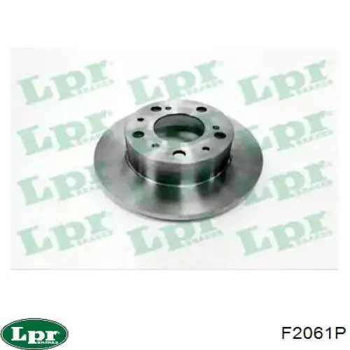 F2061P LPR Диск тормозной передний