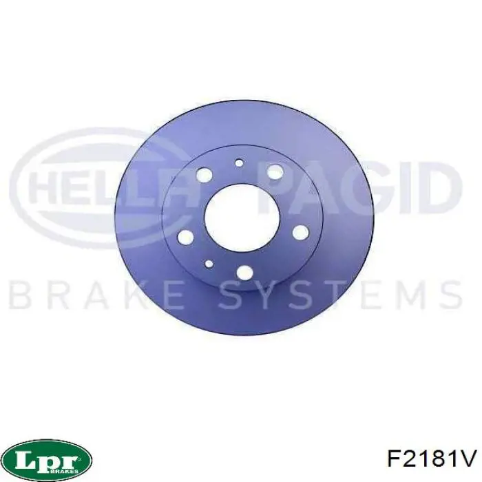 Тормоз дисковый передний LPR F2181V цена, от 36.37 USD