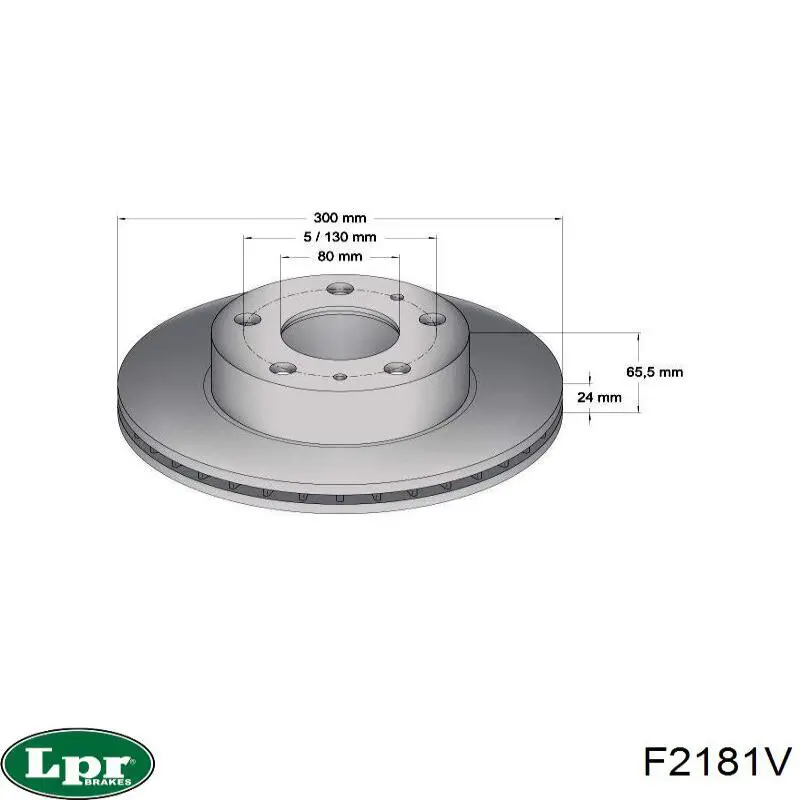 Купить F2181V LPR Ротор тормозной