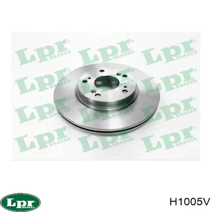 H1005V LPR Диск тормозной передний