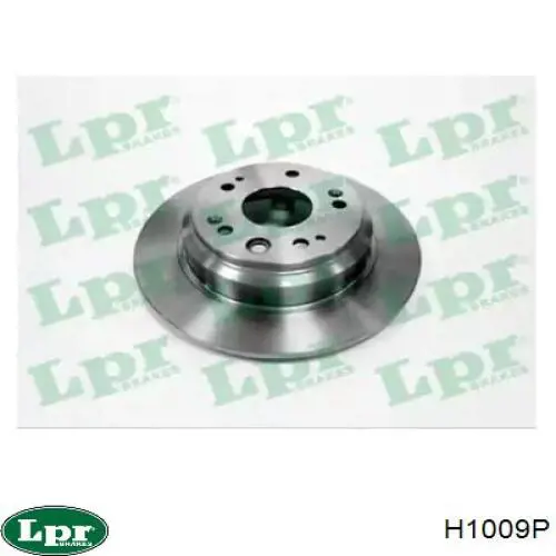 Тормозные диски H1009P LPR