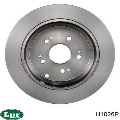 Диск гальмівний задній H1026P LPR