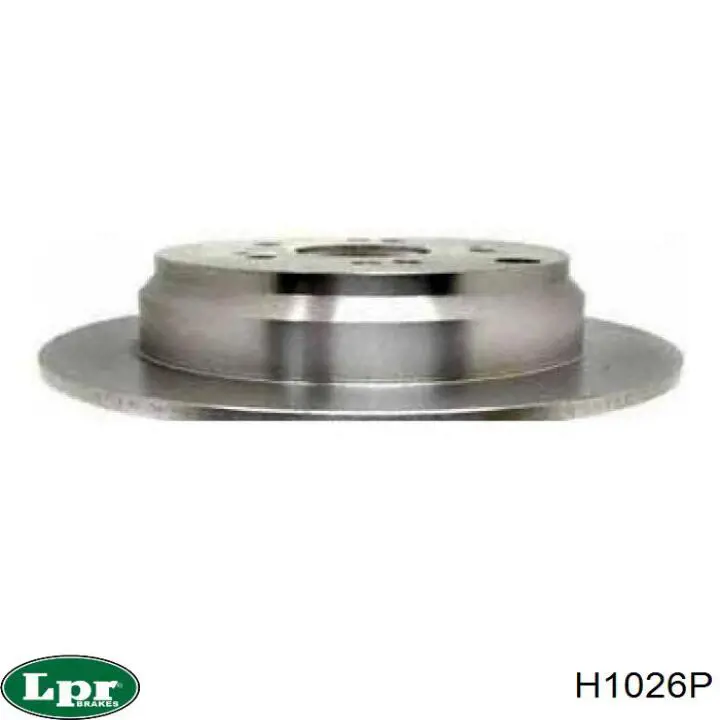 Купить H1026P LPR Диск тормозной задний