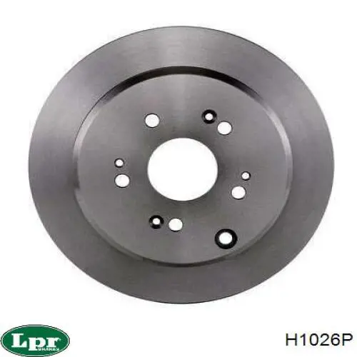 Купить H1026P LPR Диск тормозной задний