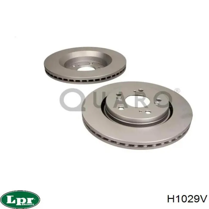Compre H1029V LPR Disco do freio dianteiro