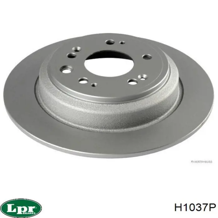 Купить H1037P LPR Диск тормозной задний