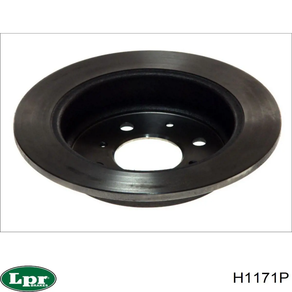H1171P LPR диск тормозной задний