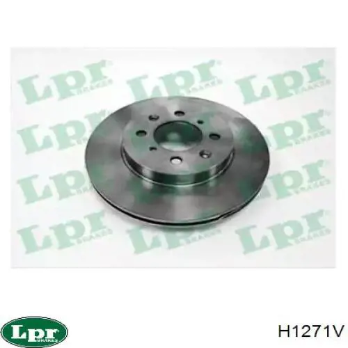 H1271V LPR диск тормозной передний