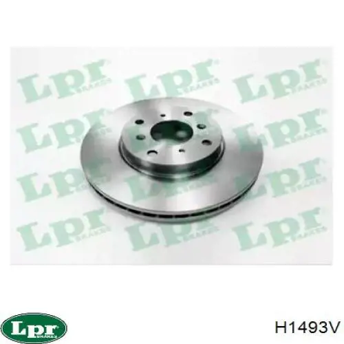 H1493V LPR диск тормозной передний