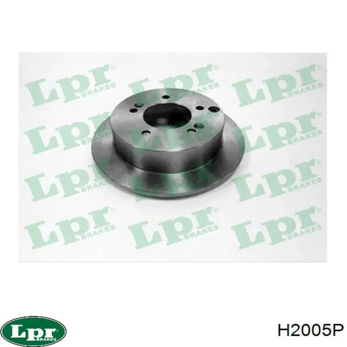 H2005P LPR тормозные диски