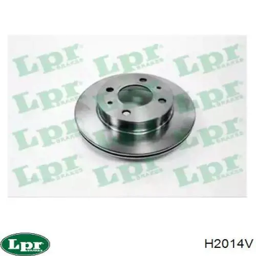 H2014V LPR диск тормозной передний