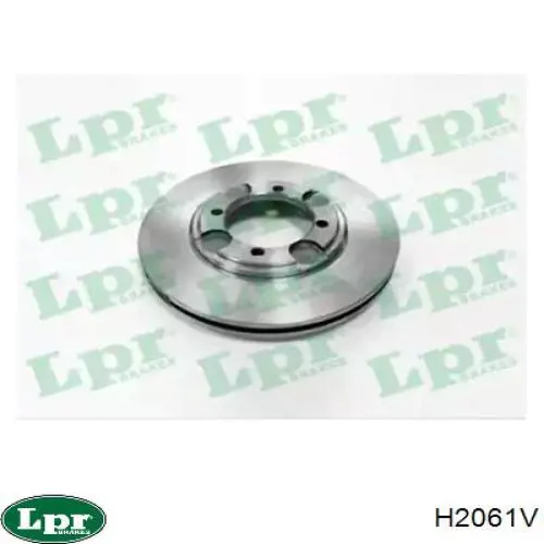 H2061V LPR диск тормозной передний