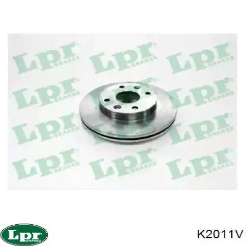 K2011V LPR диск тормозной передний