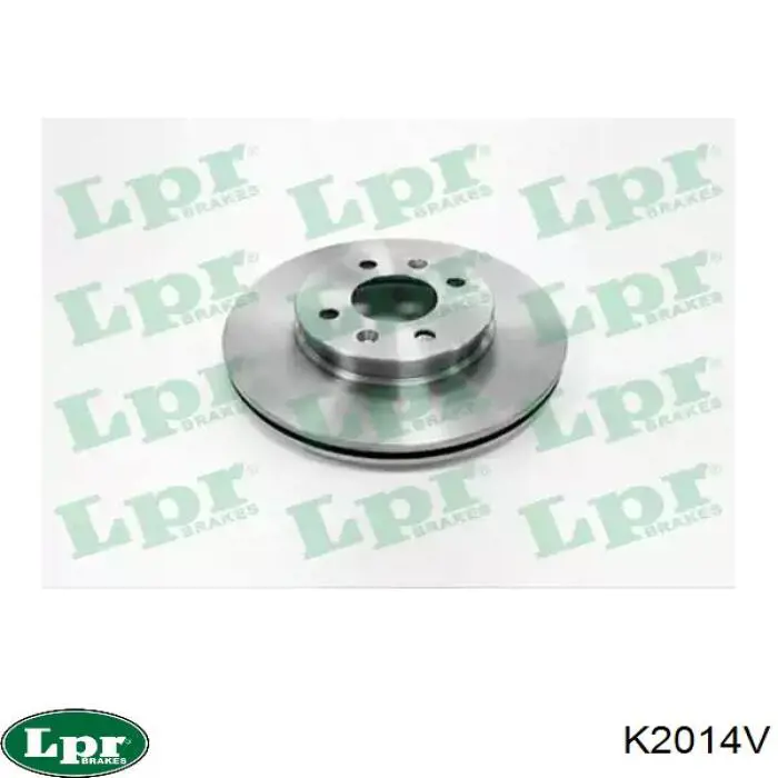 K2014V LPR диск тормозной передний