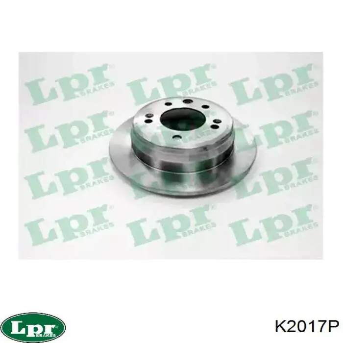 K2017P LPR диск тормозной задний