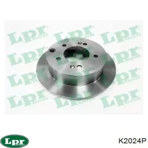 K2024P LPR диск тормозной задний