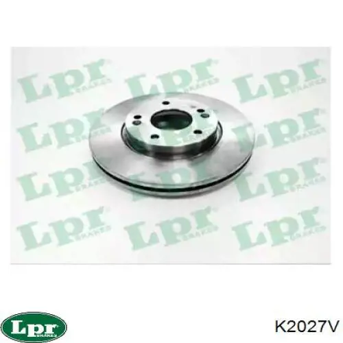 K2027V LPR диск тормозной передний
