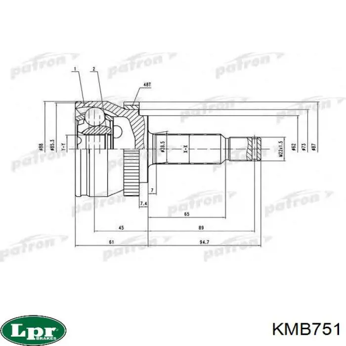 Граната колесная LPR KMB751 цена, от 30.74 USD