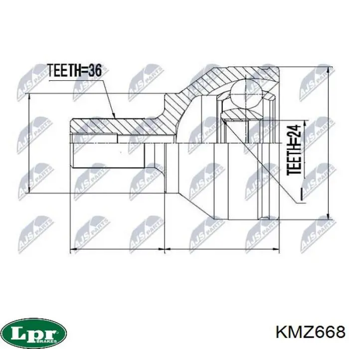 Граната колесная LPR KMZ668 цена, от 46.88 USD