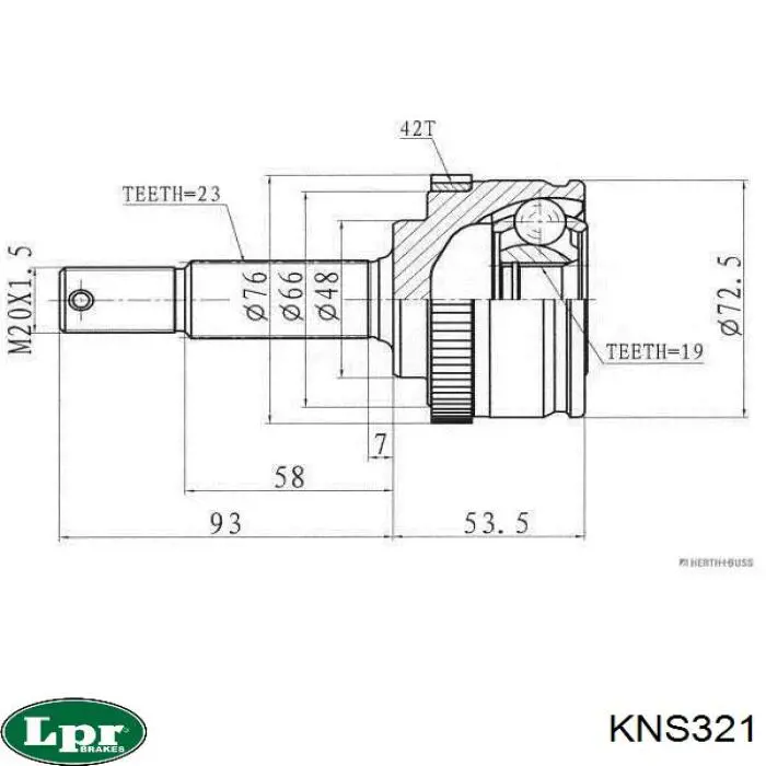 Купить KNS321 LPR Внешняя граната