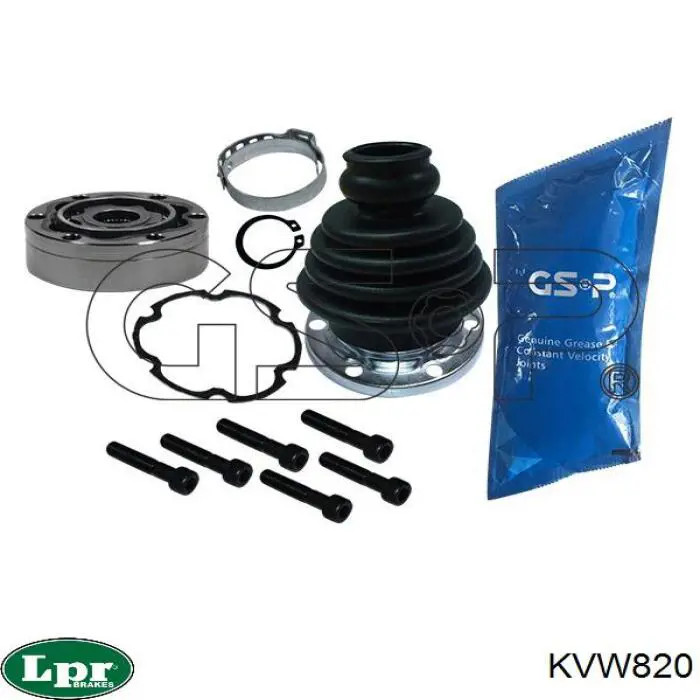 KVW820 LPR ШРУС внутренний, передний