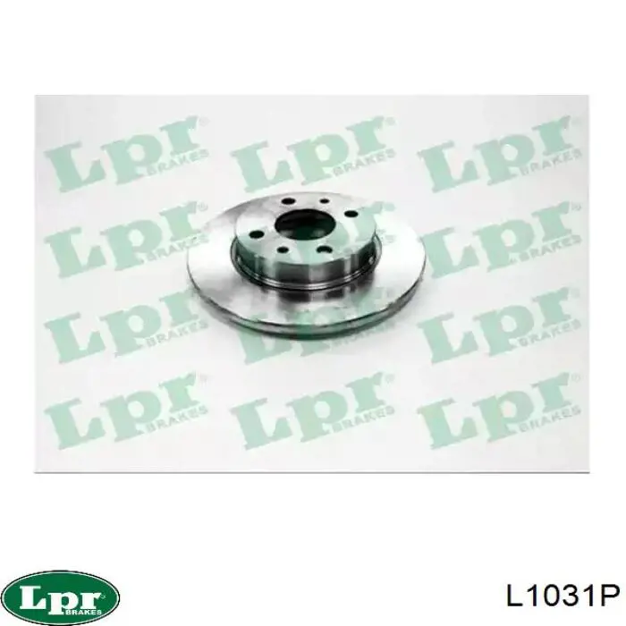L1031P LPR диск тормозной передний