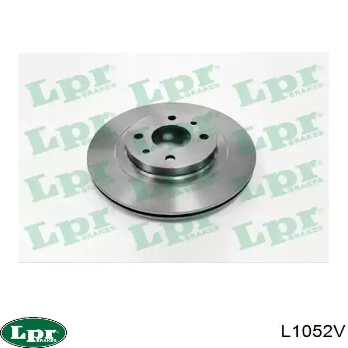 L1052V LPR диск тормозной передний