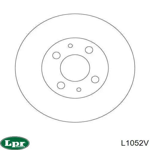 Тормоз дисковый передний LPR L1052V цена, от 24.81 USD