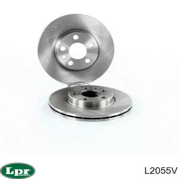Передние тормозные диски L2055V LPR