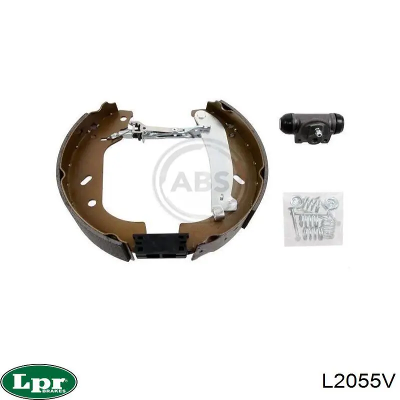 Передний тормозной диск LPR L2055V