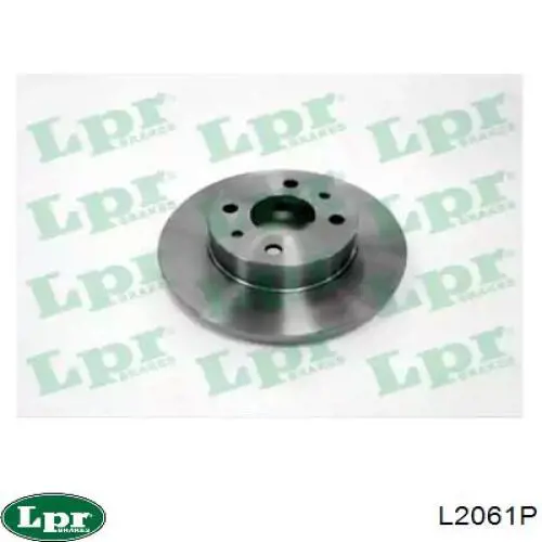 Передние тормозные диски L2061P LPR