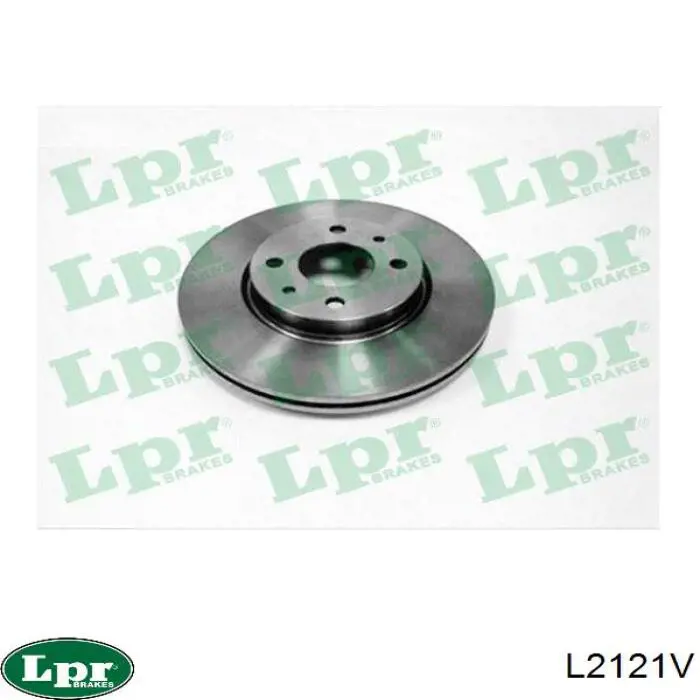 Диск гальмівний передній L2121V LPR