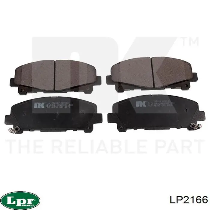 LP2166 LPR Колодки передние