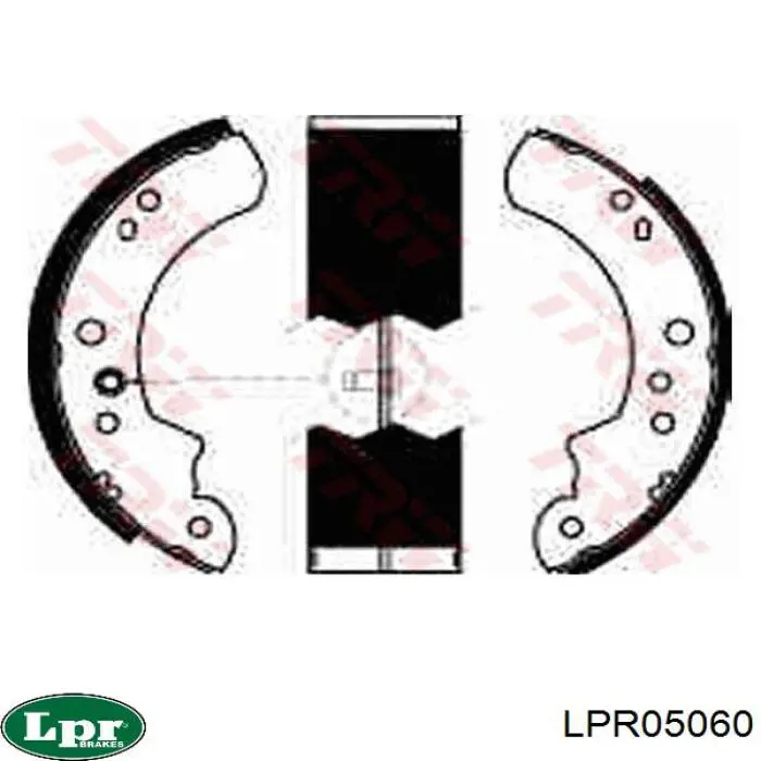 LPR05060 LPR Барабанные тормозные колодки