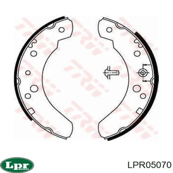 LPR05070 LPR Барабанные тормозные колодки