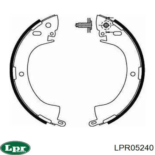 Тормоза рабочие задние ножные и тормозные барабаны LPR LPR05240 цена, от 25.39 USD