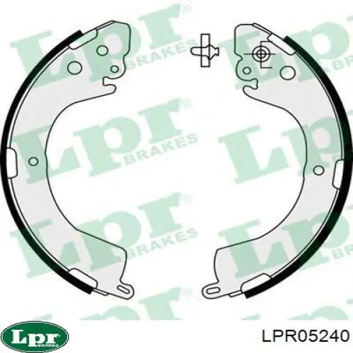 LPR05240 LPR Барабанные тормозные колодки