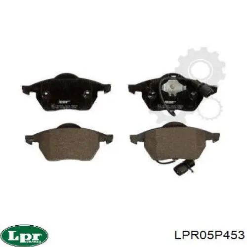 LPR05P453 LPR Колодки передние